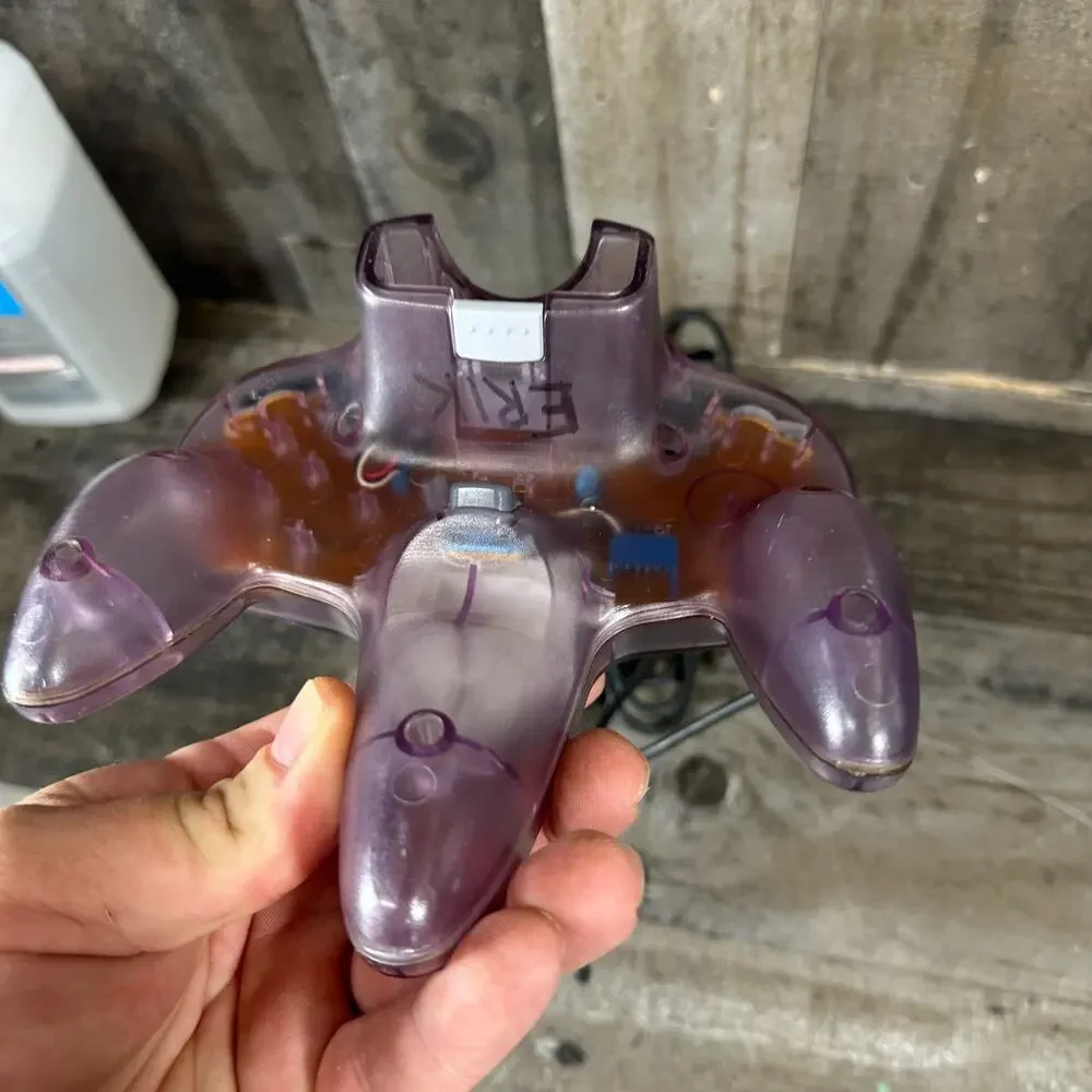 Nintendo 64 Atomic Purple Controller N64 Official‎ OEM Original Tested